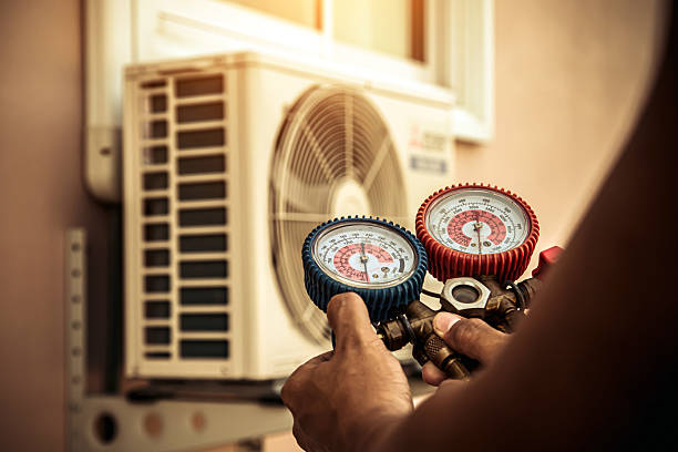 Professional Hvac technician working in Gill, CO